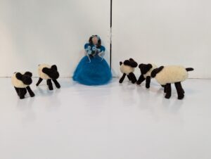 la bergère et ses moutons